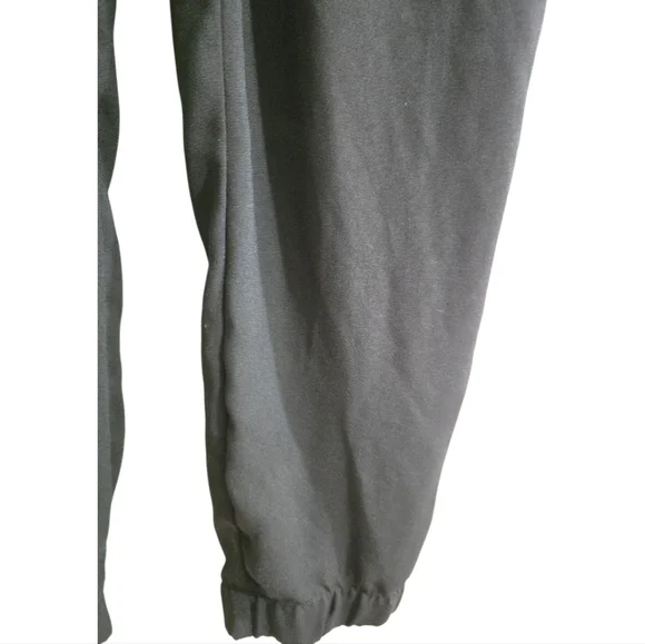 Cabi Caper Black Utility Belted Jumpsuit #5944 Medium Jogger Leg